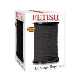 Bondage Rope Black 61m