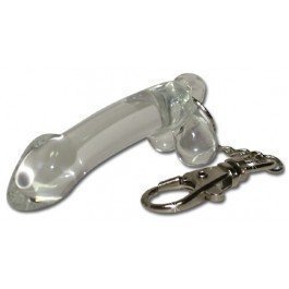 Crystal Penis Keyring Läpinäkyvä Avaimenperä.