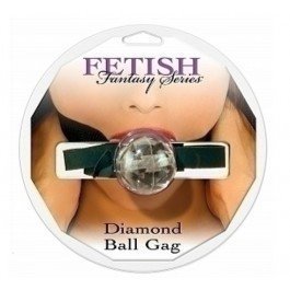 Diamond Ball Gag Clear Suupall