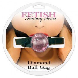 Diamond Ball Gag Pinkki Suupallo