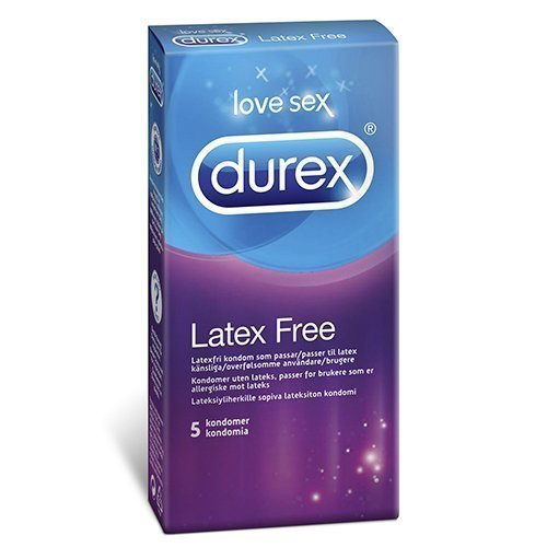 Durex Latex Free 5 kpl kondomi