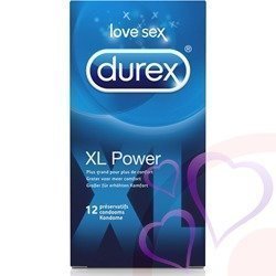 Durex XL Power kondomi 12 kpl
