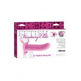 Ff Elite 6 Inch Hollow Stap-On. Pinkki