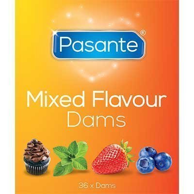 Flavoured Latex Dam maustettuja nuolemislappuja