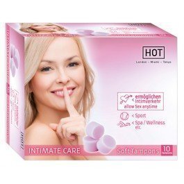 Hot Intimate Care Tamppoonit 10 Kpl