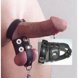 Leather Gage For Penis