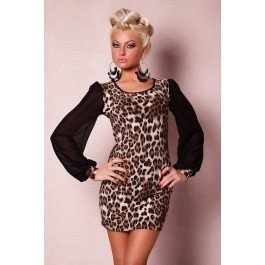 Minidress In Leopard Design