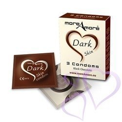 MoreAmore Dark Skin Kondomi 3kpl