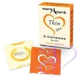 MoreAmore Thin Skin Kondomi 3kpl