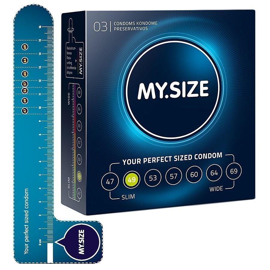 Mysize 49mm Kondomi 3 Kpl