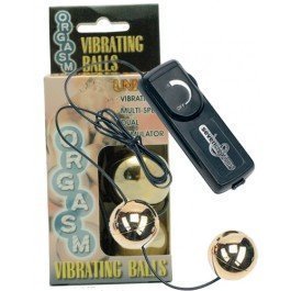 Orgasm Vibrating Ball Gold