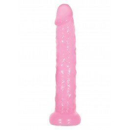 Pink Jelly Slim Dildo Karkkidildo