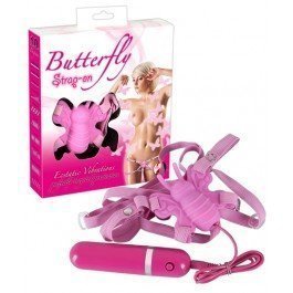 Rosan Värinen Klitoriksen Stimulaattori . Butterfly Strap On