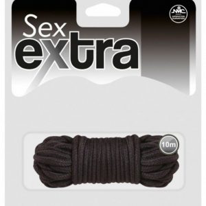 Sex Extra Sidontaköysi Musta 10m