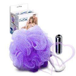 Sex in the Shower Vibrating Mesh Sponge Kylpyruusu vibralla