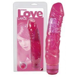 Suurikokoinen Pink Love Vibraattori